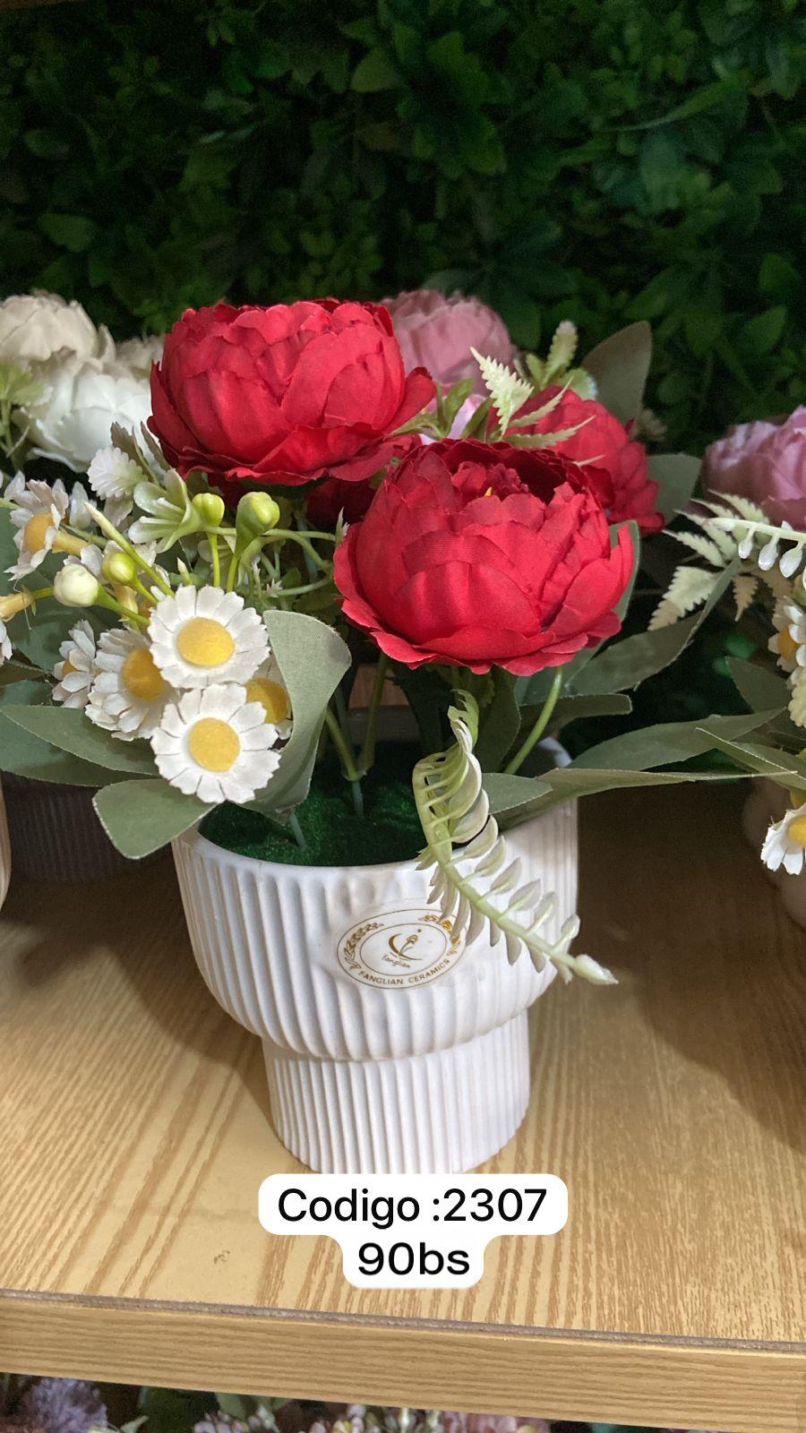 Flores de plástico-2307